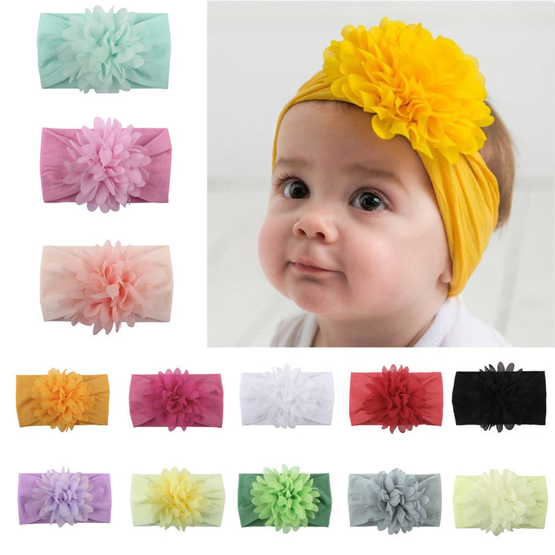 Creative Chiffon Flower Headband Baby Hair Accessories Cute Princess